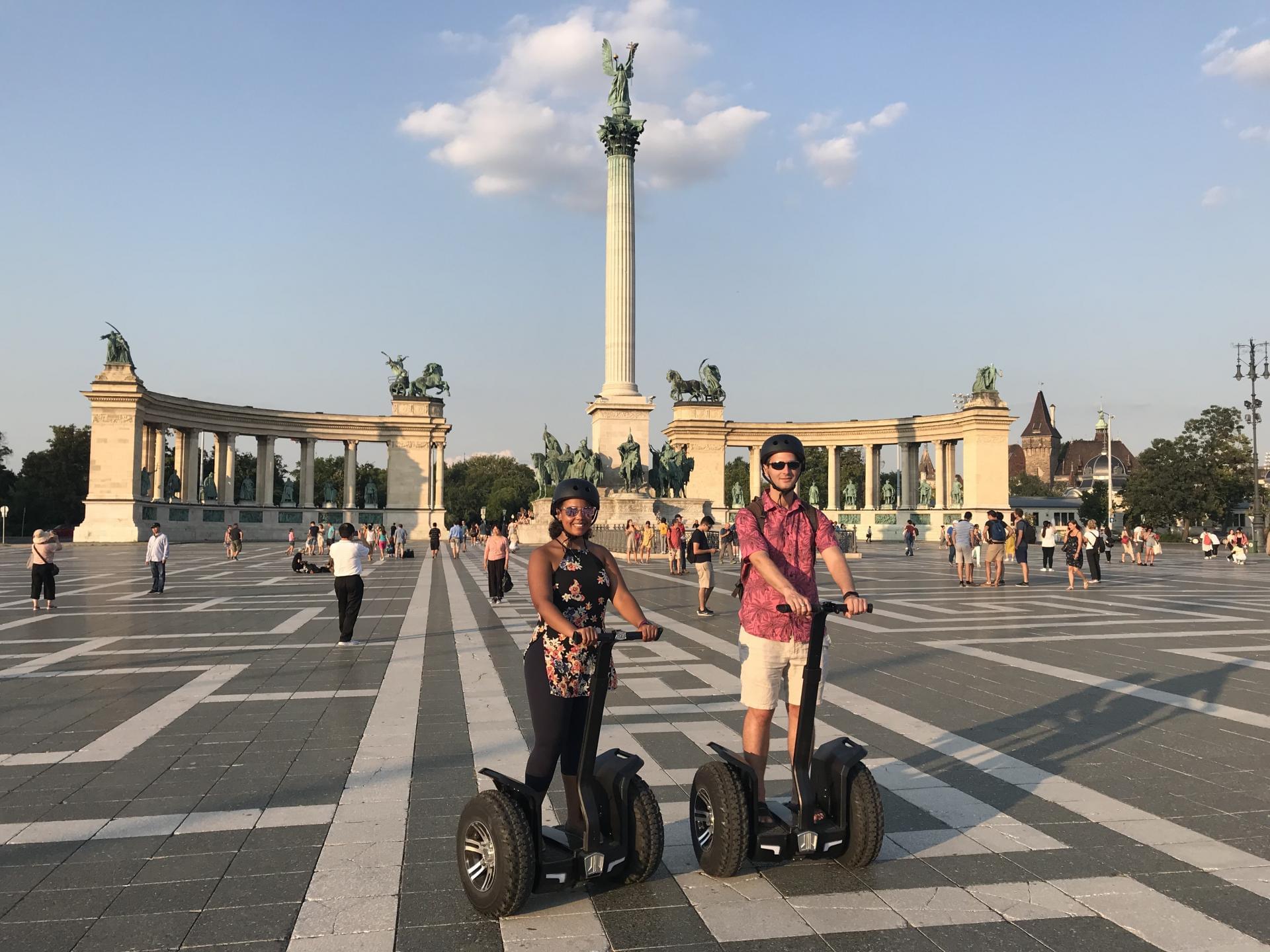 Segway tour on the Heroes Square
