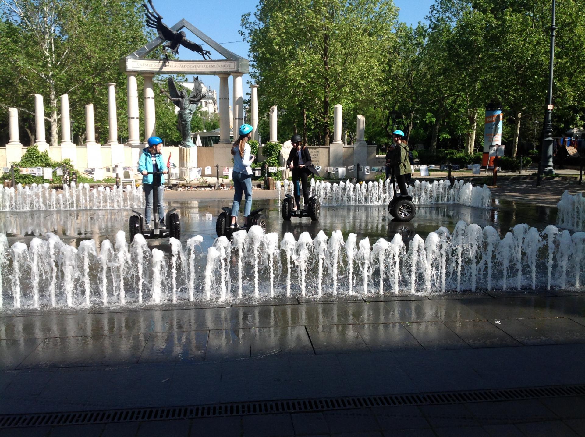 Budapest Segway sightseeing tour on the Szabadság Square